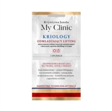 JANDA MY CLINIC Kriology maska liftingująca 2x4 ml