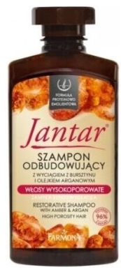 JANTAR Szampon do włosów wysokoporowatych 330ml