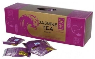 Jaśminowa chińska herbata czerwona PU-ERH 125g