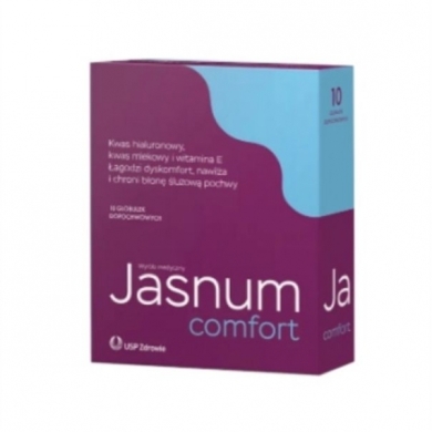 Jasnum Comfort 10 globułek dopochwowych