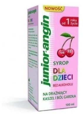 Junior-Angin dla dzieci syrop 100 ml