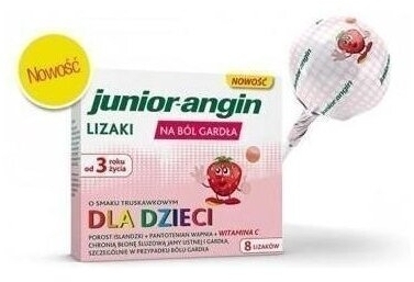 Junior - Angin lizaki 8 sztuk