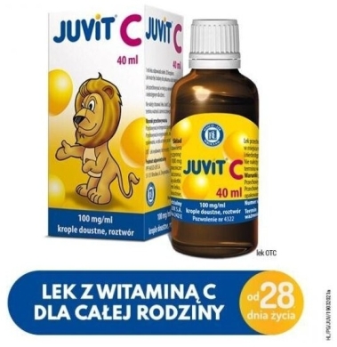 Juvit C krople 40 ml