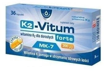 K2-Vitum forte 200 mcg 36 kapsułek