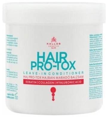 KALLOS KJMN HAIR PRO-TOX Maska z Keratyną, Kolagenem i Kwasem Hialuronowym 500 ml