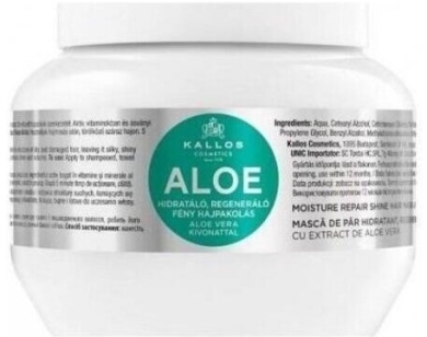 KALLOS KJMN Maska do włosów regeneracyjno - nawilżająca ALOE 275 ml