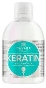 KALLOS KJMN Szampon z Keratyną ułatwia prostowanie 1000ml