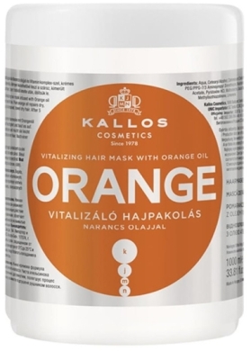 KALLOS Maska do włosów rewitalizująca Orange 1000 ml