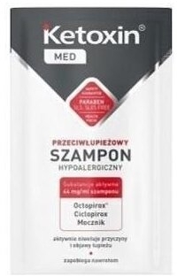 KETOXIN MED Szampon przeciwłupieżowy 1 saszetka 6 ml
