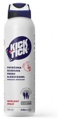 KICK THE TICK Max Repelent Plus spray 200 ml 
