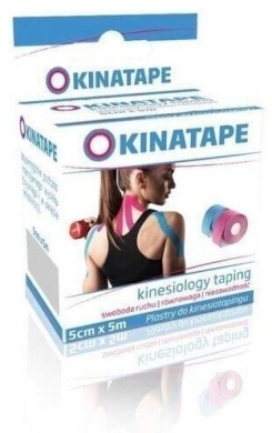 KINATAPE 5 m x 5 cm niebieska
