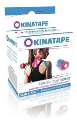 KINATAPE taśma kinezjologiczna 5cmx5m niebieska