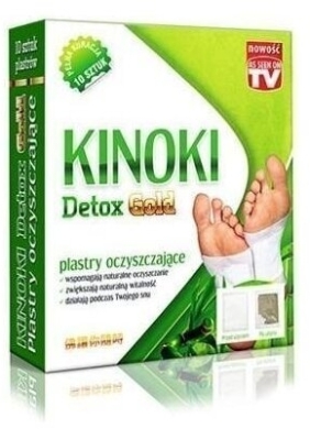 KINOKI DETOX GOLD plastry oczyszczające 10 sztuk