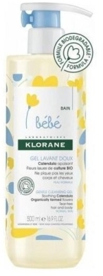 KLORANE BEBE Delikatny żel oczyszczający 500ml