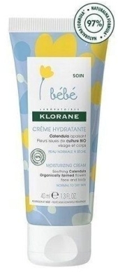 KLORANE BEBE Krem Nawilżający Do Twarzy i Ciała 40 ml