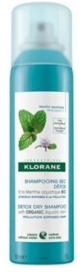 KLORANE Detoksykujący szampon suchy z organiczną miętą nadwodną 150 ml