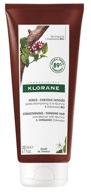 KLORANE Odżywka z Chininą i organiczną Szarotką Alpejską 200 ml