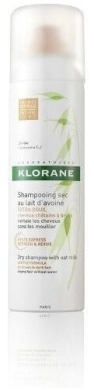 KLORANE Szampon suchy z owsa włosy ciemne 150 ml