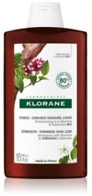 KLORANE Szampon z Chininą i Organiczną Szarotką 400ml