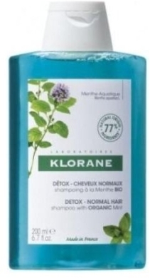 KLORANE Szampon z organiczną miętą 200 ml