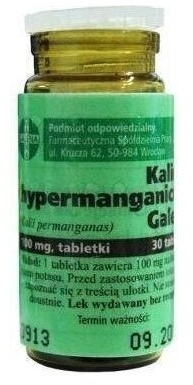 Kalium Hypermanganicum 30 tabletek