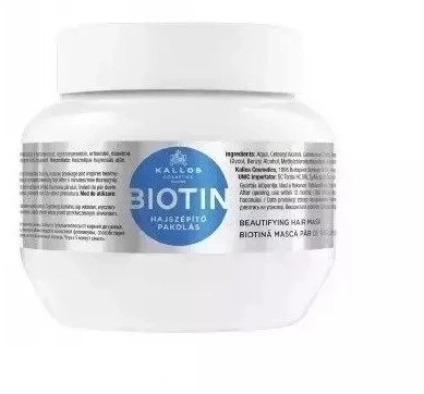 Kallos Biotin Beautifying Hair Mask upiększająca maska do włosów słabych i pozbawionych blasku 275ml