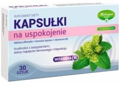 Kapsułki na uspokojenie Tylko Natura 30 kapsułek