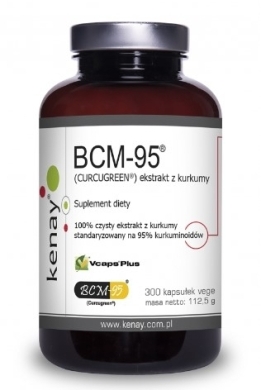 Kenay BCM-95 Ekstrakt z kurkumy 300 kapsułek