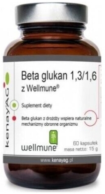 Kenay Beta glucan 1,3/1,6 Wellmune 60 kapsułek