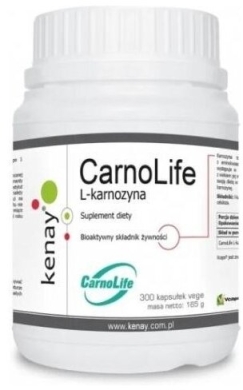 Kenay CarnoLife® L-karnozyna 300 kapsułek