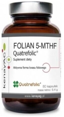 Kenay Folian 5-MTHF Quatrefolic 60 kapsułek