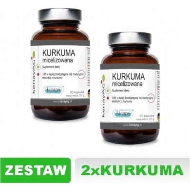 Kenay Kurkuma micelizowana 2 x 60 kapsułek