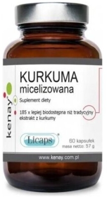 Kenay Kurkuma micelizowana 60 kapsułek