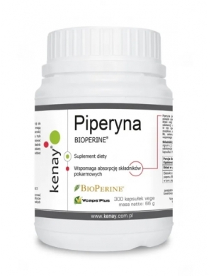 Kenay Piperyna 300 kapsułek