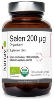 Kenay Selen 200 mcg 60 kapsułek