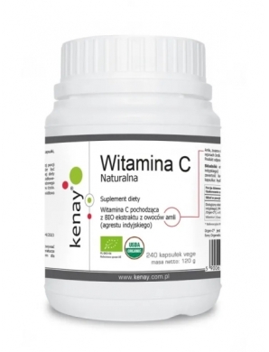Kenay Witamina C Naturalna 240 kapsułek