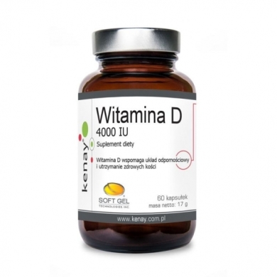 Kenay Witamina D 4000 IU 60 kapsułek