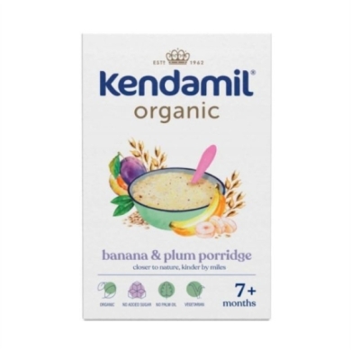 Kendamil BIO Bezmleczna kaszka ze śliwkami i bananami 150 g