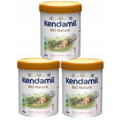Kendamil BIO Nature mleko początkowe 1 DHA+ 800 g Wielopak x3