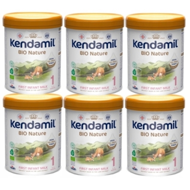 Kendamil BIO Nature mleko początkowe 1 DHA+ 800 g Wielopak x6