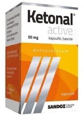 Ketonal Active 0,05 g 10 kapsułek