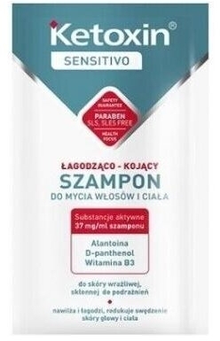 Ketoxin Sensitivo Szampon łagodząco - kojący 6 ml