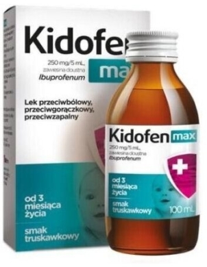 Kidofen Max zawiesina doustna 0,25 g/5ml 100 ml