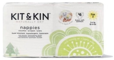 Kit & Kin pieluchy rozmiar 2 MIDI 40 sztuk
