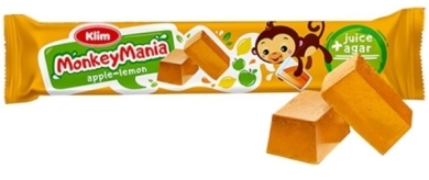 Klim galaretki Monkey mania cytro smaki jabłkowo-cytrynowym 39 g