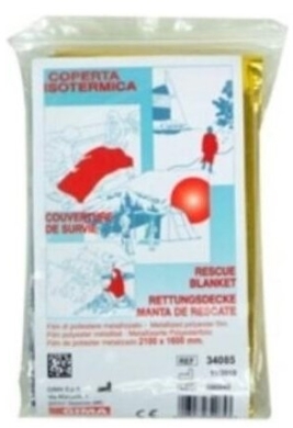 Koc ratunkowy GIMA 160x210cm 1 sztuka