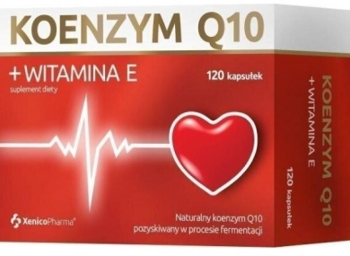 Koenzym Q10 + Witamina E XENICO 120 kapsułek