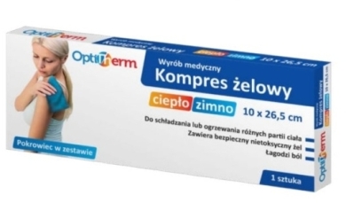 Kompres żelowy ciepło/zimno OptiTherm 10 cm x 26,5 cm 1 sztuka