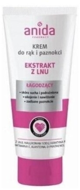 Krem do rąk i paznokci ekstrakt z lnu 100 ml