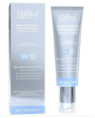 L'BIOTICA ESTETIC CLINIC OXY TREATMENT Nawilżająco-dotleniający Dermo-Zabieg Krem dzień SPF 30 35 ml